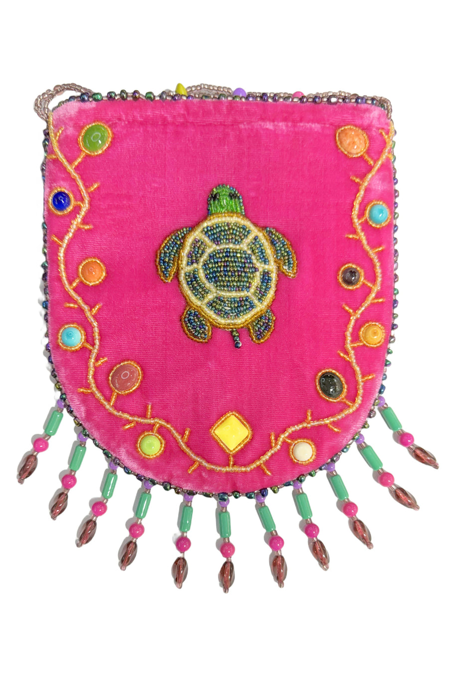 Turtle Pattern Velvet Crossbody MUG
