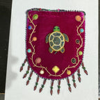 Turtle Pattern Velvet Crossbody MUG - view 10