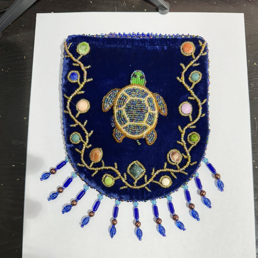 Turtle Pattern Velvet Crossbody MUG - view 13