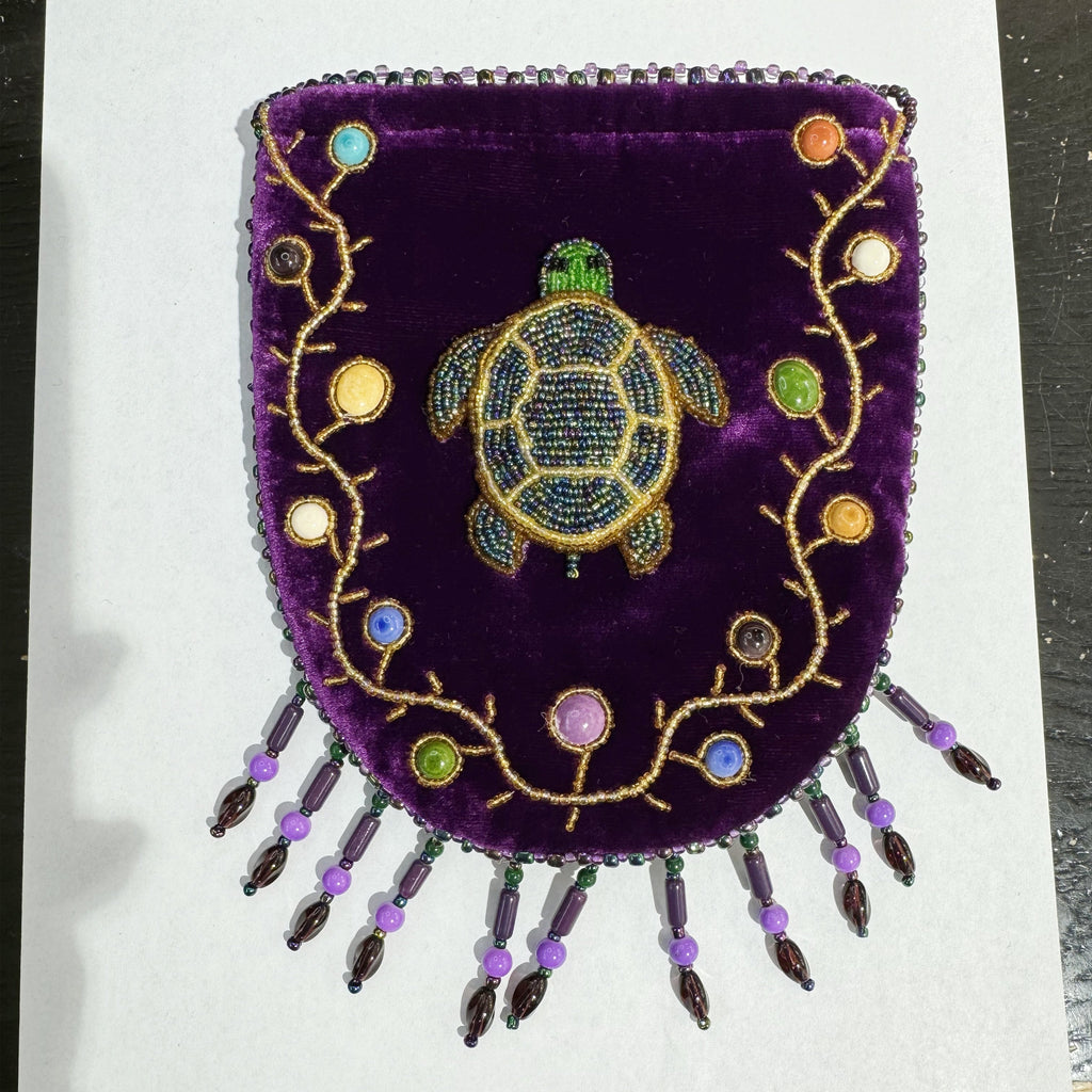Turtle Pattern Velvet Crossbody MUG - view 14