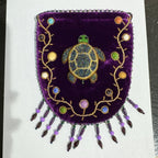 Turtle Pattern Velvet Crossbody MUG - view 14