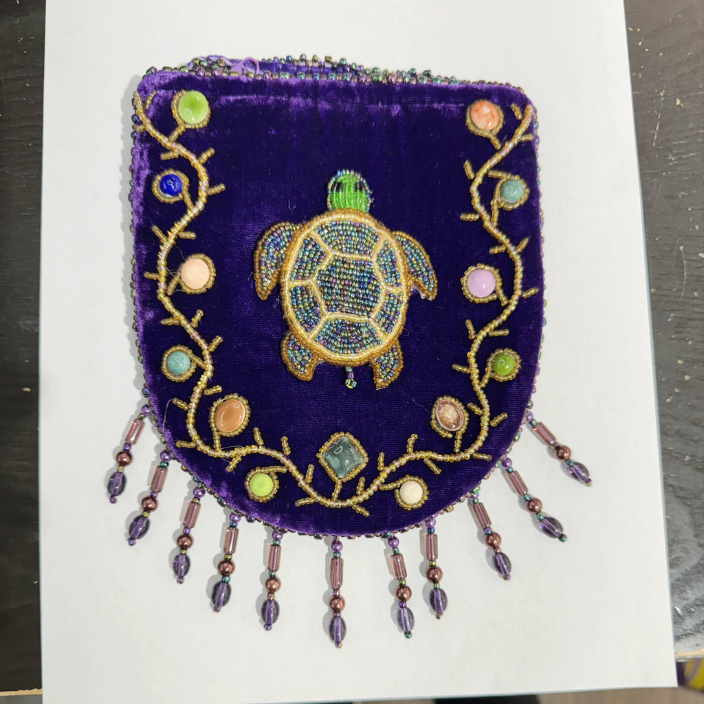 Turtle Pattern Velvet Crossbody MUG - view 15