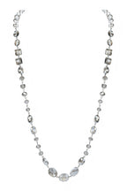 Classic Chandalier Crystal Long Necklaces N1130-Silver