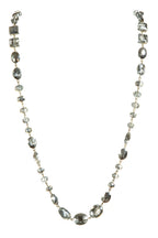Classic Chandalier Crystal Long Necklaces N1130-Silver