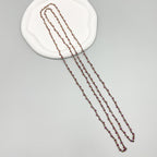 Crystal Beads Chain Necklace N1163-114-BZ