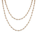 Crystal Beads Chain Necklace N1163-115-GD