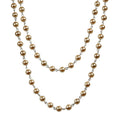 Crystal Beads Chain Necklace N1163-115-WH