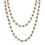 Crystal Beads Chain Necklace N1163-115-WH