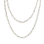Crystal Beads Chain Necklace N1163-116-BZ