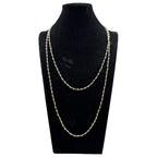 Crystal Beads Chain Necklace N1163-116-GD