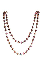 Crystal Beads Chain Necklace N1163-119-BZ