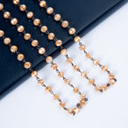 Crystal Beads Chain Necklace N1163-121-CR