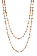 Crystal Beads Chain Necklace N1163-121-CR