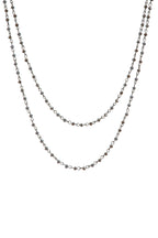 Crystal Beads Chain Necklace N1163-126-BZ