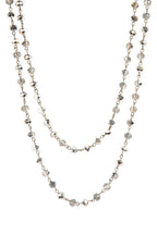 Crystal Beads Chain Necklace N1163-135-BZ