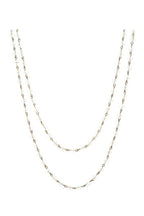 Crystal Beads Chain Necklace N1163-136-BZ