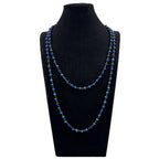 Crystal Beads Chain Necklace N1163-145-BZ