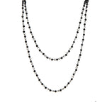 Crystal Beads Chain Necklace N1163-15-GM