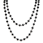 Crystal Beads Chain Necklace N1163-15-GM