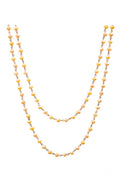 Crystal Beads Chain Necklace N1163-155-CR