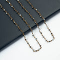 Crystal Beads Chain Necklace N1163-178-BZ