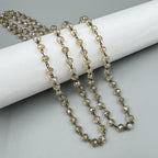 Crystal Beads Chain Necklace N1163-54-BZ