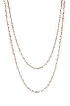 Crystal Beads Chain Necklace N1163-8-BZ