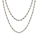 Crystal Beads Chain Necklace N1163-86-BZ