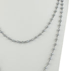 Crystal Beads Chain Necklace N1163-87