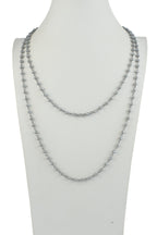 Crystal Beads Chain Necklace N1163-87