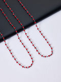 Crystal Beads Chain Necklace N1163-12-GM