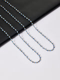 Crystal Beads Chain Necklace N1163-124-Bronze