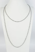 Crystal Beads Chain Necklace N1163-11-BZ