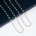 Crystal Beads Chain Necklace N1163-205 4MM