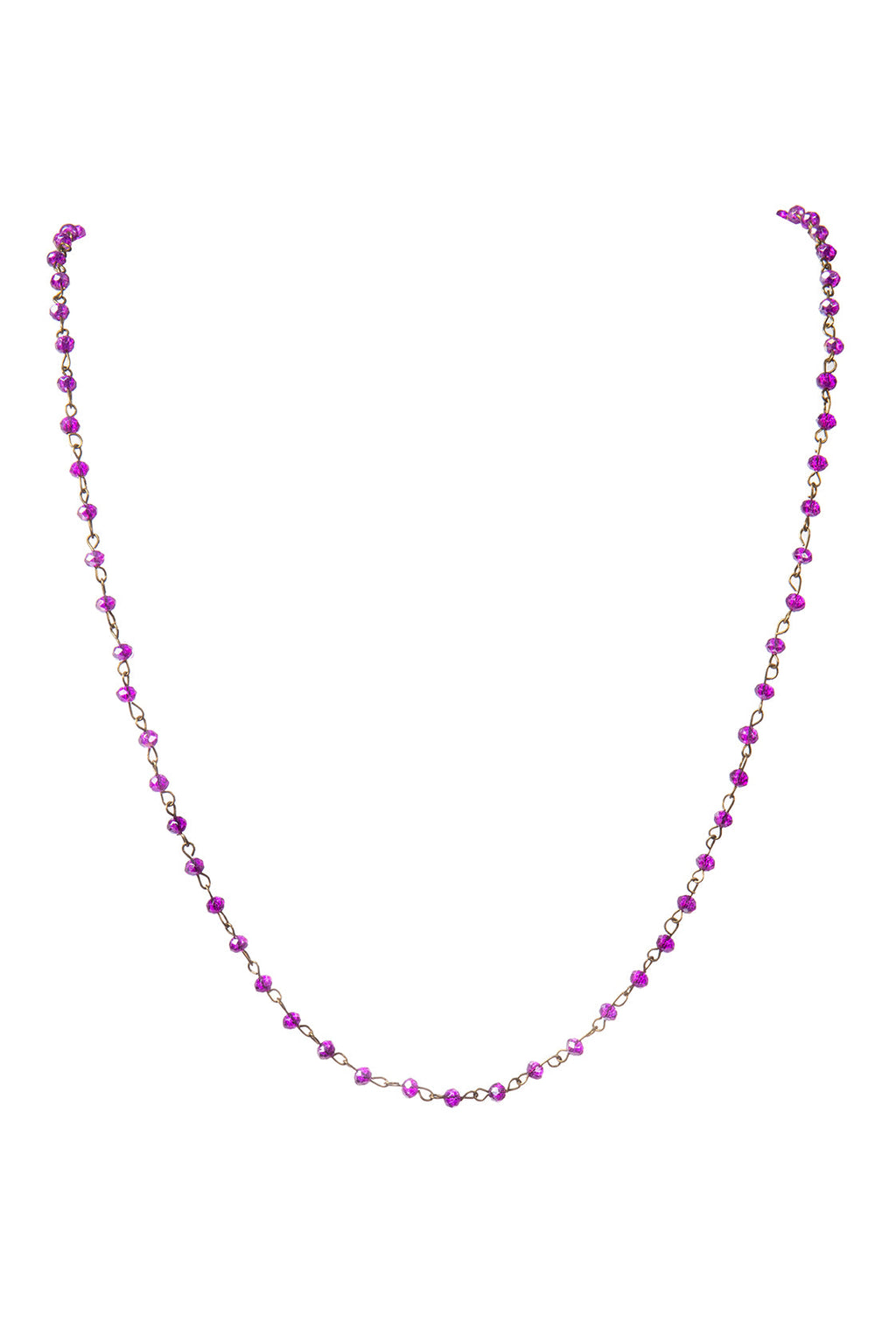Classic Crystal Long Necklaces N1163-208