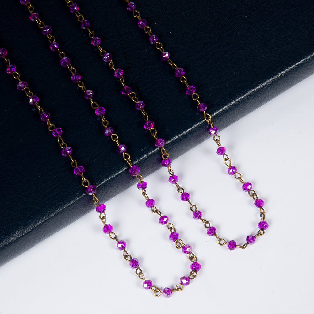 Classic Crystal Long Necklaces N1163-208