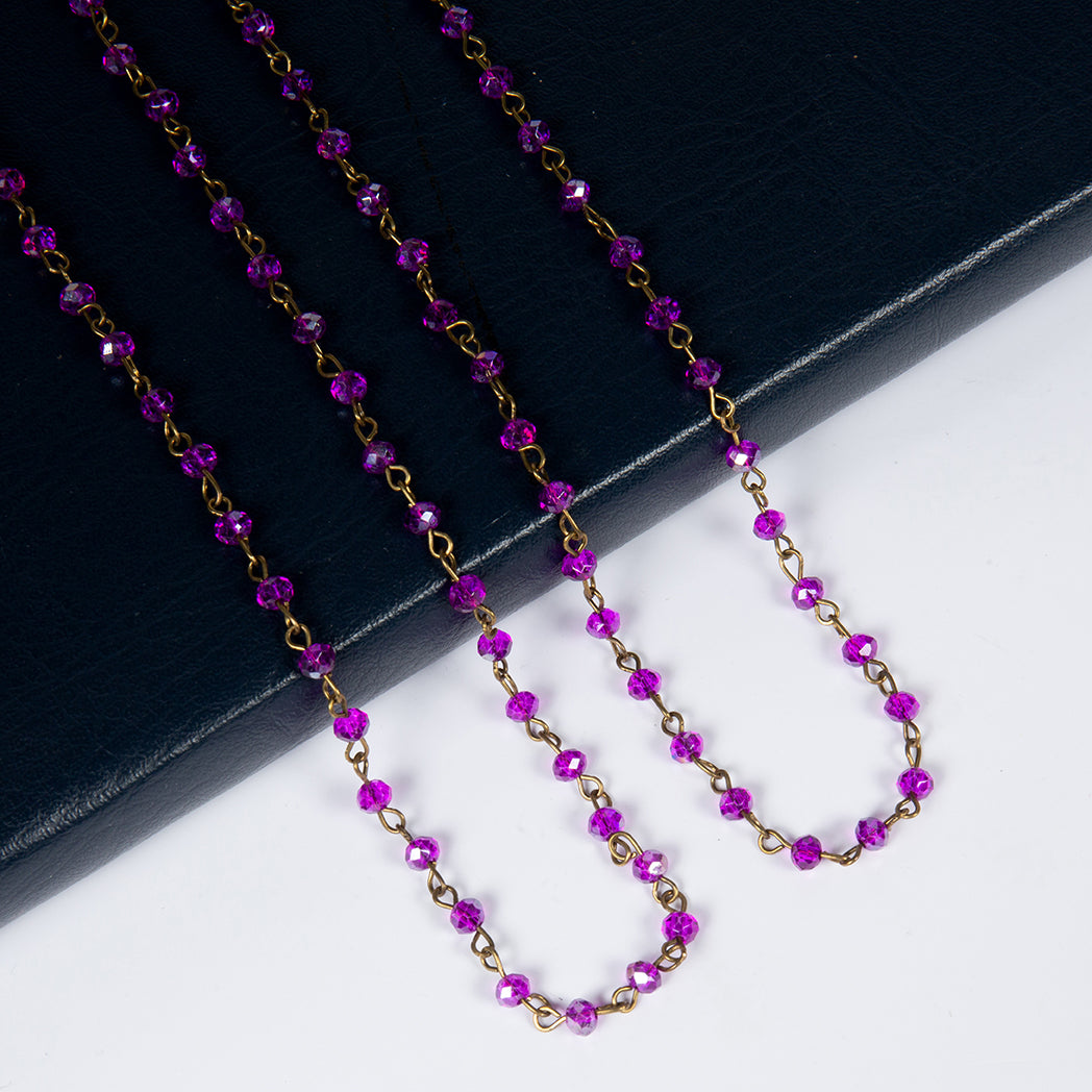 Classic Crystal Long Necklaces N1163-208