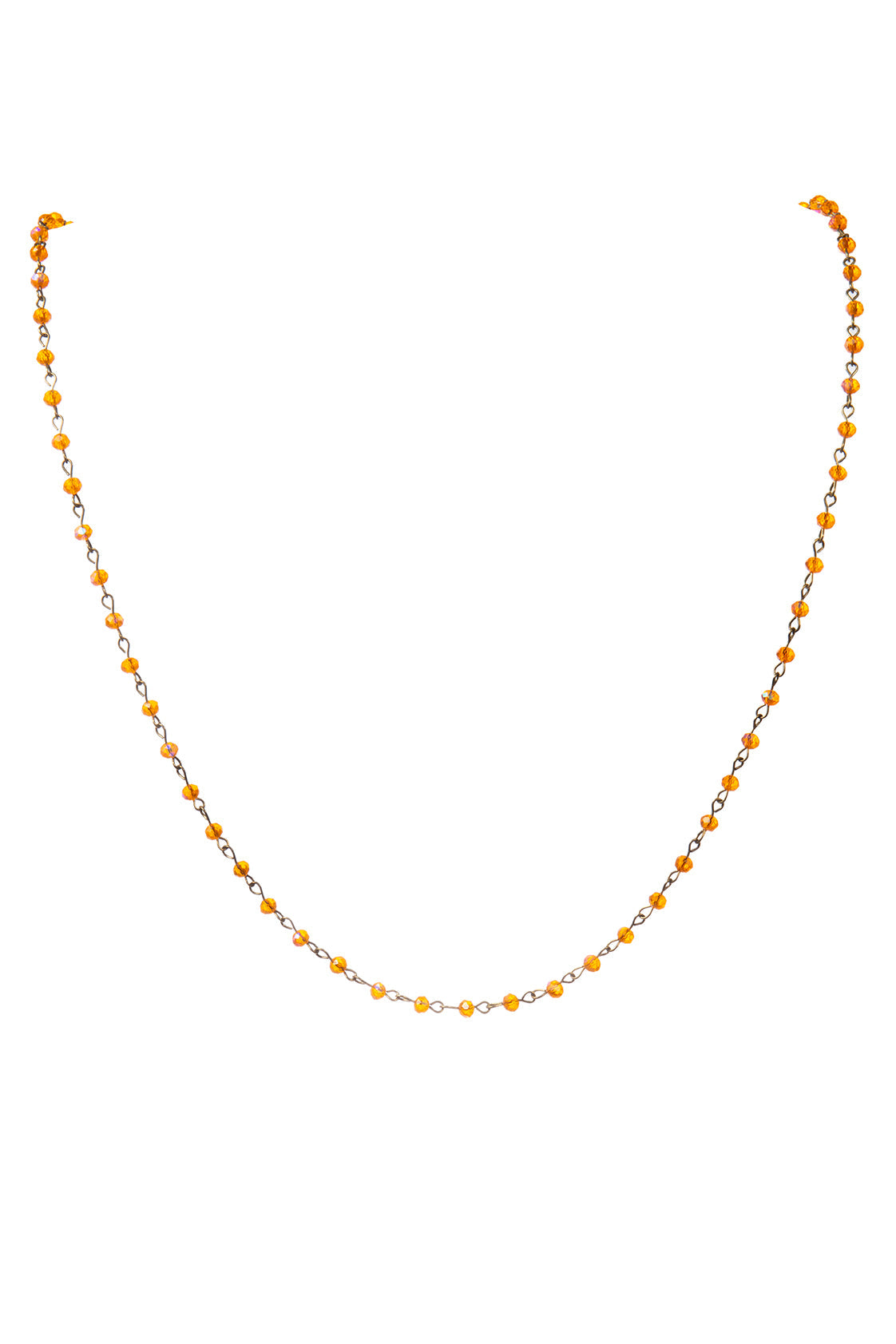 Classic Crystal Long Necklace N1163-210