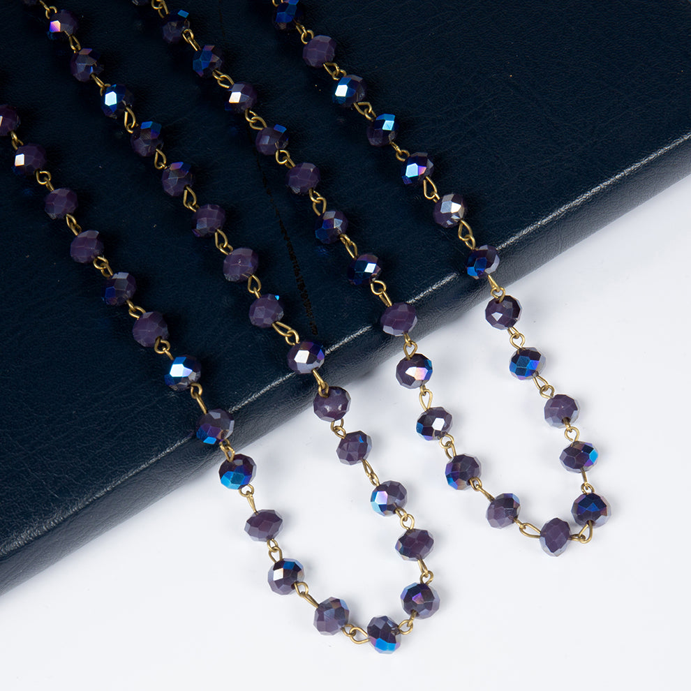 Classic Crystal Long Necklace N1163-189