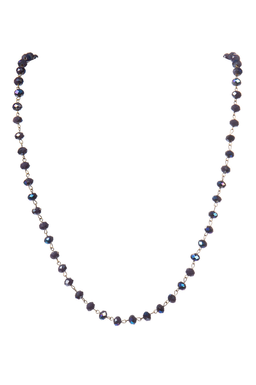 Classic Crystal Long Necklace N1163-189