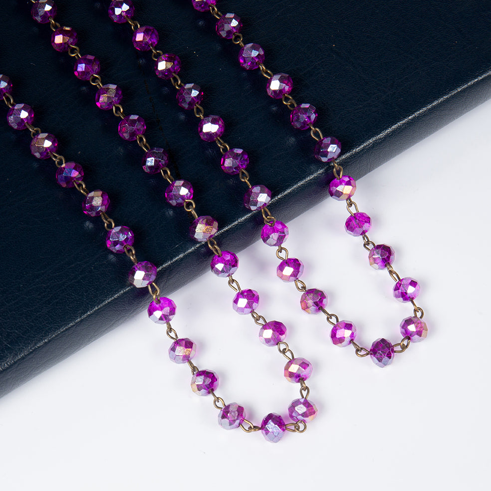 Classic Crystal Long Necklaces N1163-208