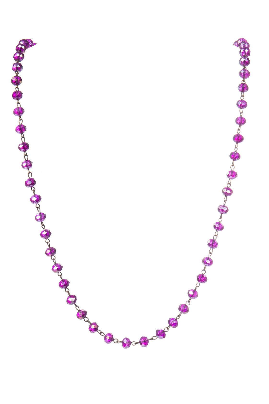 Classic Crystal Long Necklaces N1163-208