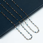 Crystal Beads Chain Necklace N1163-183-BZ