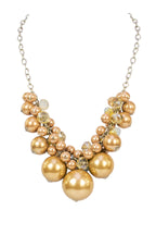 Adjustable Pearl Crystal Necklaces N1550