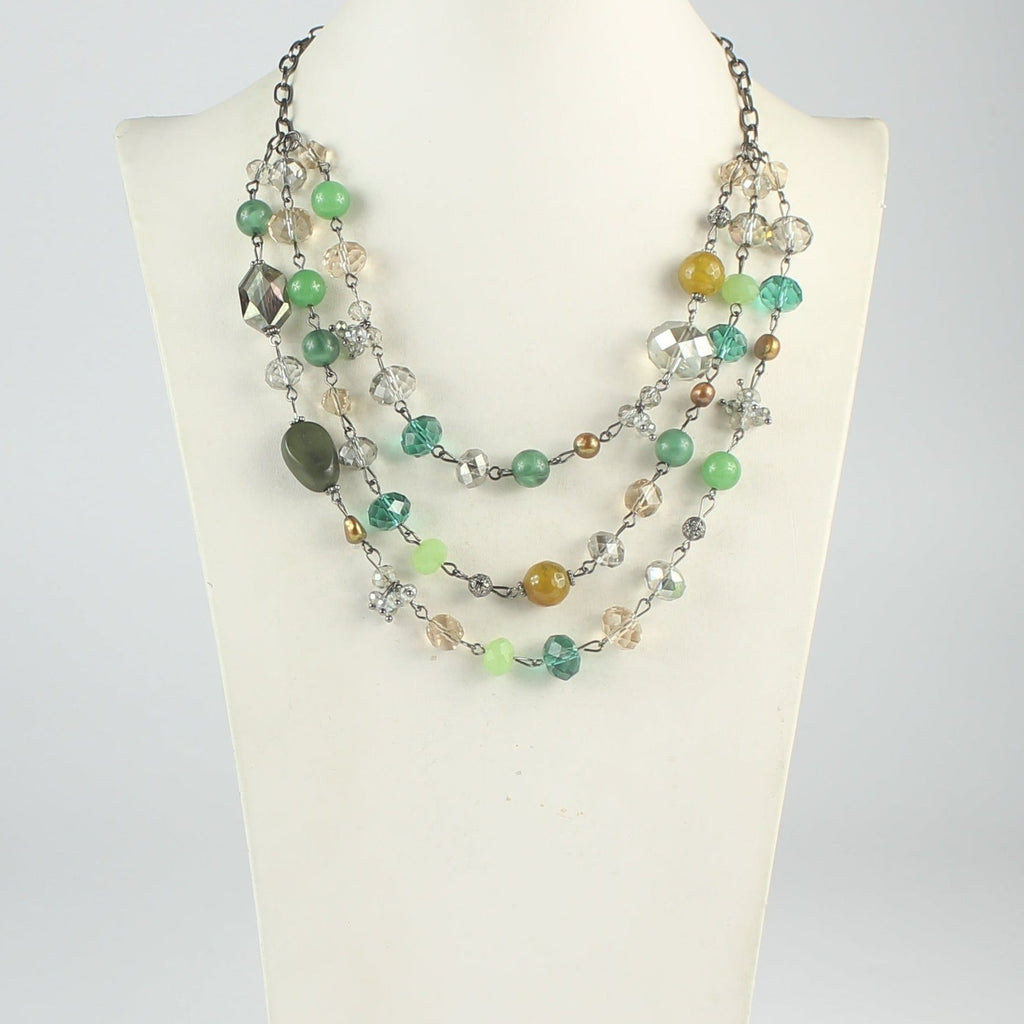 Stone Crystal Necklace N1755