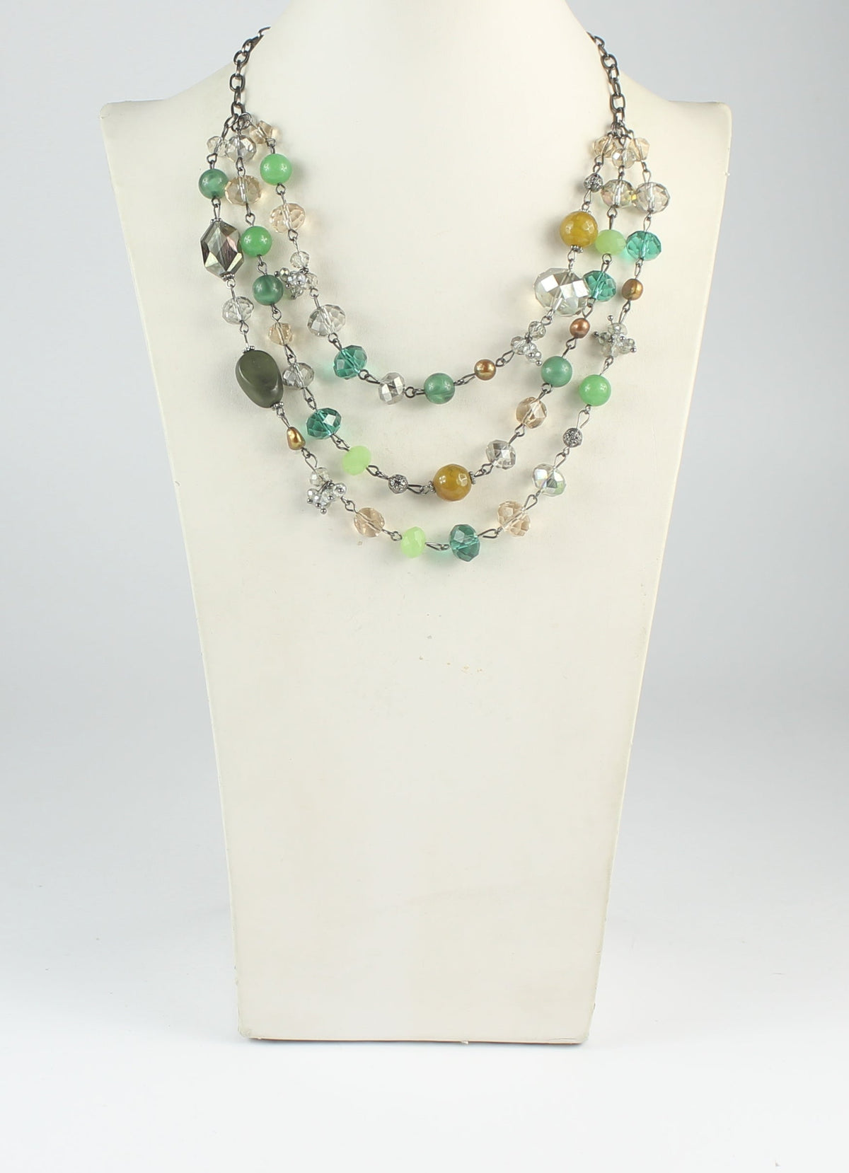 Stone Crystal Necklace N1755