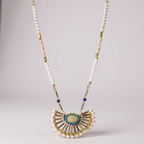 Geometry Pendant Crystal Braided Necklaces N2302