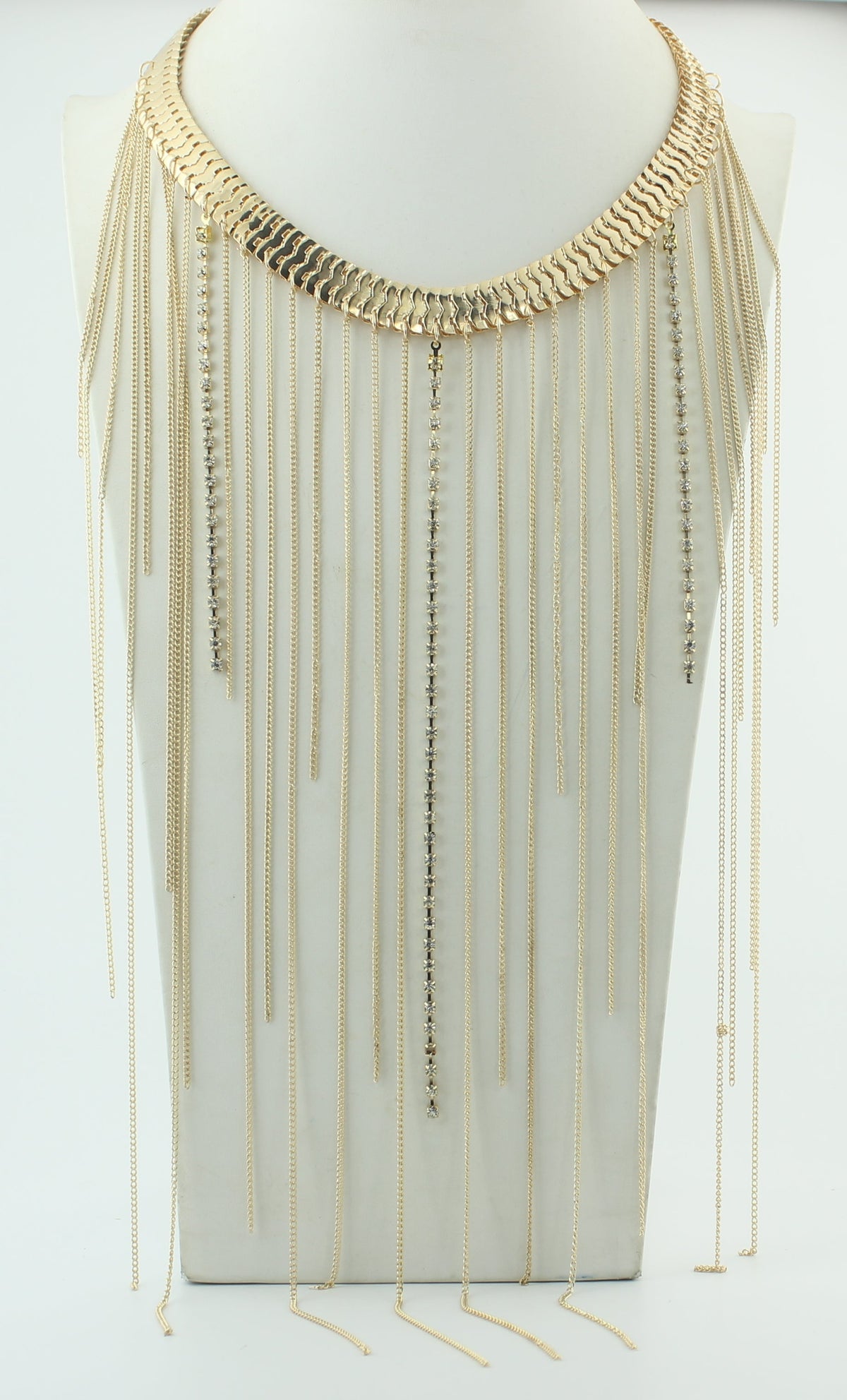 Chain Long Tassel Necklace N2323