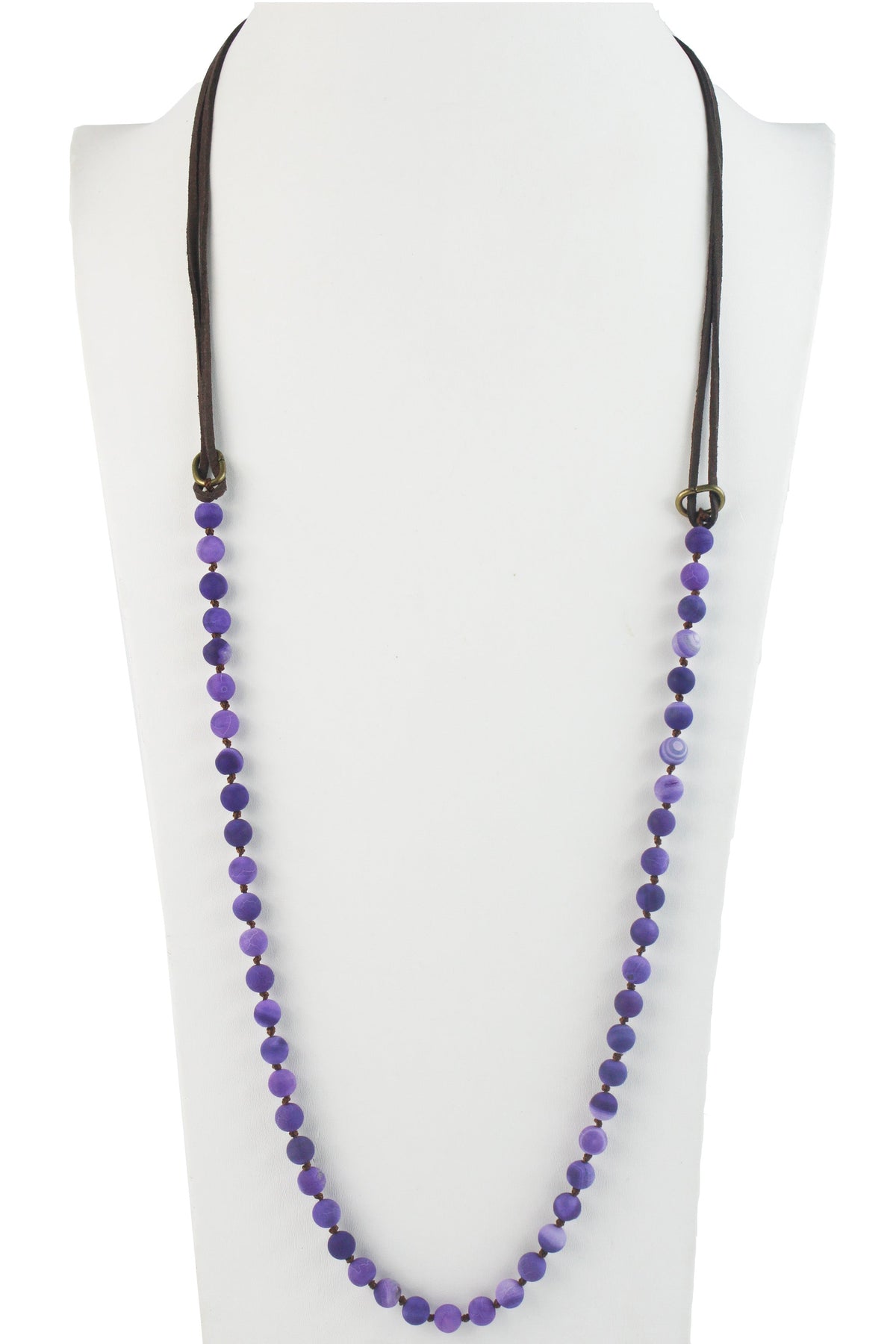 Natural Stone Long Charming Necklaces N2728