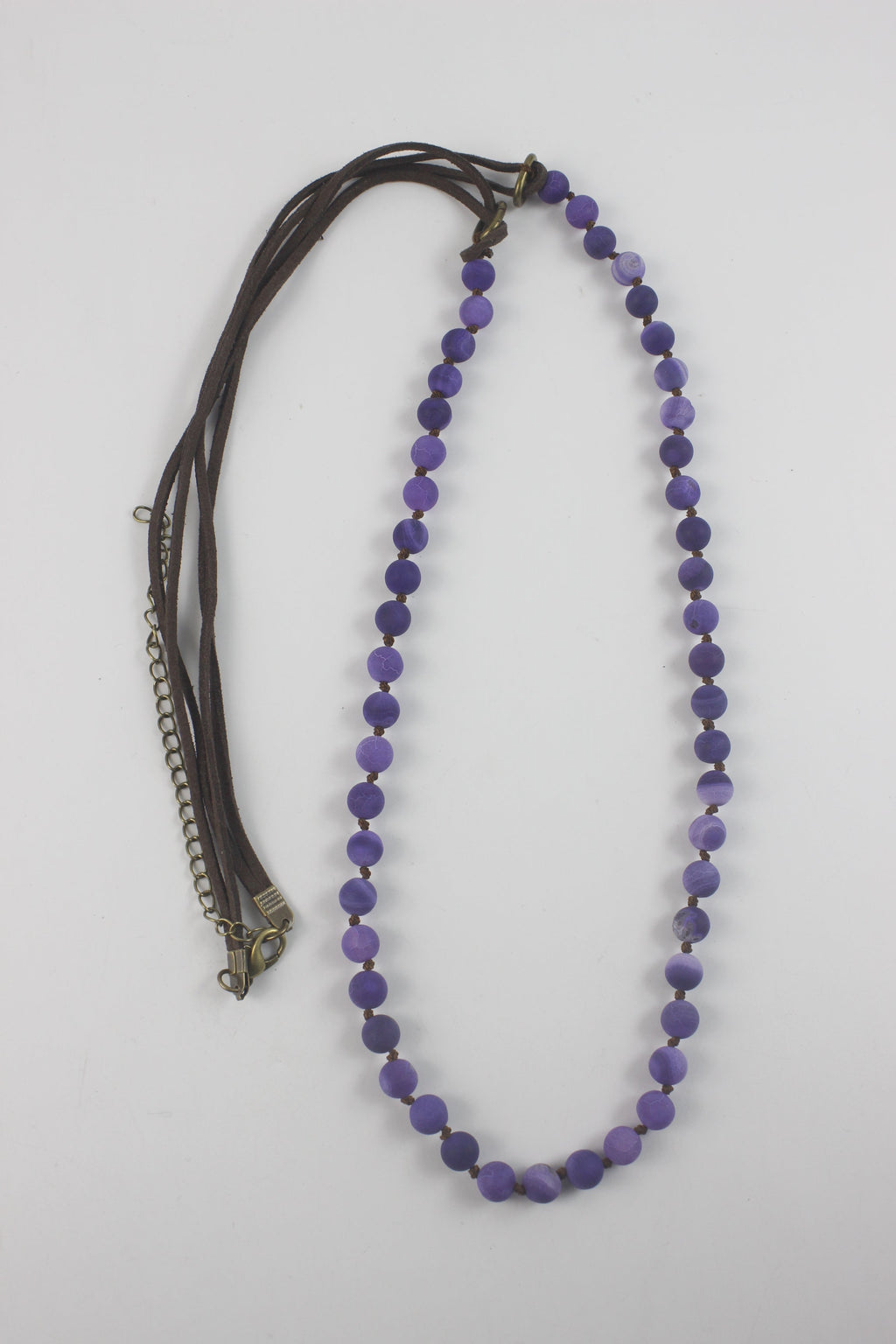 Natural Stone Long Charming Necklaces N2728